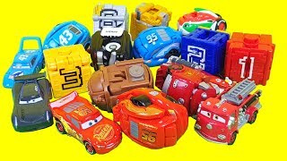 카3 장난감 토미카 카 에그스타 파워레인저 애니멀포스 원터치 큐브 장난감 Cars 3 Tomica Eggstar amp Power ranger one touch cube toys [upl. by Leemaj]