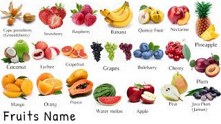 Fruits Name  Learn Fruit Name in English [upl. by Nev]