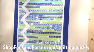 How To Make the Stitch and Slice Zigzag Quilt [upl. by Dowzall]