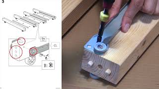 Part 1 How to assemble IKEA HEMNES Day BED29521504 [upl. by Acinnor]