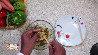 Chermoula Calamari Kebab recipe by Aunt Binas Kitchen [upl. by Hagood]