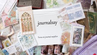 JournalSay Stationery Haul  150 USD  Storage Stickers Washi amp More [upl. by Ynney]