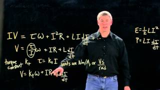 Brushed DC motor equations Kevin Lynch [upl. by Carleton119]