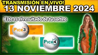 Resultado PICK3 AND PICK4 DIA Resultado MIÉRCOLES 13 de noviembre DE 2024 ✅🥇🔥💰 [upl. by Innavoj593]