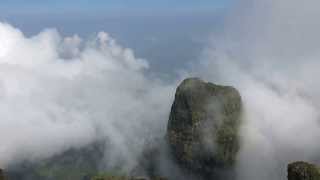 View from Imet Gogo Simien Mountains Ethiopia [upl. by Lenzi378]