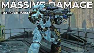 Space Marine 2 – Insane Tactical Damage Trivializes Chaos On Lethal Difficulty Solo Bolt Rifle [upl. by Gentilis389]