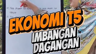 Percubaan SPM 2023 Terengganu  Ekonomi Tingkatan 5 Imbangan Dagangan [upl. by Hymie826]