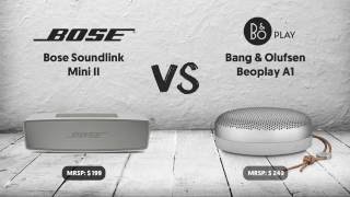 Bose Soundlink Mini II vs BampO Beoplay A1 comparison [upl. by Radu]