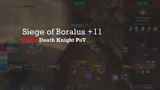 Siege of Boralus  11  Blood Death Knight PoV  World of Warcraft  The War Within [upl. by Hanselka]