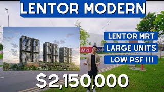 Lentor Modern  Right Above Lentor MRT and Shoppes Low PSF  Great Accessibility Full Facilities [upl. by Rosenberger]