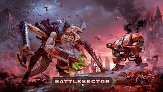 Warhammer 40000 Battlesector  Tyranids vs Orks [upl. by Yleme81]