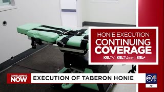 Live coverage of Utahs execution of Taberon Honie [upl. by Heall37]