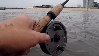 Kayak Fishing Bass Fishing With Cams Vintage Rapidex Centrepin Reel [upl. by Carlene323]