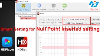 Smart Setting for Null Point Inserted setting in Huidu HDPlayerHDSet [upl. by Bartley]