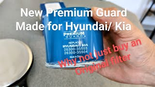 New Premium Guard oil filter Review [upl. by Suoirred]