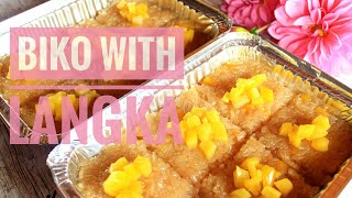 Biko With Langka  Simpleng Biko  Sticky Rice Cake [upl. by Hopkins]