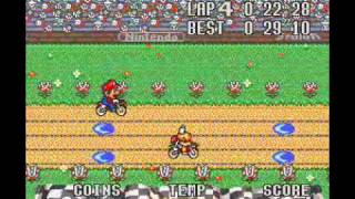 Mario Excitebike SNES Satellaview [upl. by Janela]