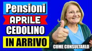 PENSIONI CEDOLINO APRILE 2024 IN ARRIVO 👉 ECCO COME CONSULTARLO IN ANTEPRIMA E COSA CONTIENE 💰 [upl. by Say621]