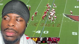 IM ACTUALLY SICK Washington Commanders vs Arizona Cardinals Game Highlights NFL 2024 Season Week 4 [upl. by Aennaej]