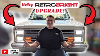 Transforming 1986 C10 Truck with Retrobright Headlights [upl. by Sliwa]