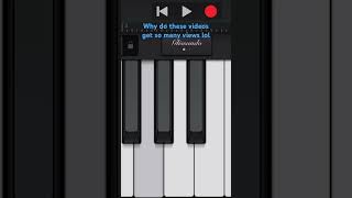 iPhone “Xylophone” Ringtone on Piano GarageBand idontknowwhattoputhere [upl. by Olivette]