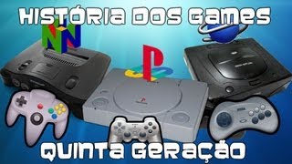 História dos Games Quinta geração e o nascimento do Playstation [upl. by Riaj]