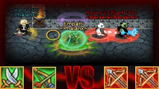 BD  Ranger Vs 2 Hunters  Arena 2x2  Warspear Online [upl. by Delila]