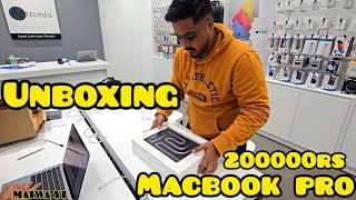 UNBOXING NEW MACBOOK PRO 1TB  MACBOOK PRO 189000RS KI LELI  BHAI MZA AGYA DEKH KAR  MALWA YT [upl. by Langdon]