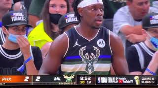 2021 NBA Finals G6 1st Quarter Part 1  Phoenix Suns vs Milwaukee Bucks [upl. by Kcid]