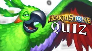 Is it Macaw Parrot or a Squawker  Hearthstone Quiz 1 [upl. by Aneelak]