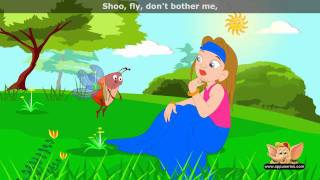 Shoo Fly Dont Bother Me  Nursery Rhyme with Lyrics HD [upl. by Gardiner659]