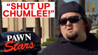 Pawn Stars 4 Times Chumlee Would NOT Stop Talking [upl. by Fasa]