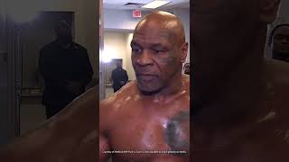 HILARIOUS MIKE TYSON MOMENT  WALKS OFF w NO PANTS vs Jake Paul [upl. by Ardnovahs579]