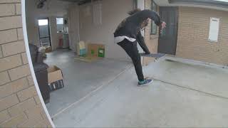 Last goofy driveway skate session before moving [upl. by Arolf]