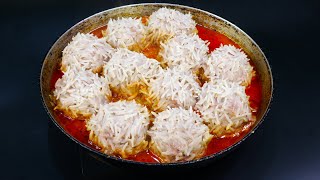 Тефтели  Ёжики Простой рецепт и интересное блюдо Meatballs  Eggshells Easy recipe [upl. by Nairehs437]