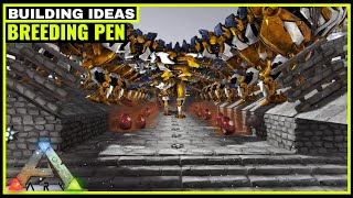 HOW TO BUILD A BREEDING PEN  ARK SURVIVAL [upl. by Odnalref]