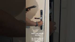 Yale Conexis L1 Smart Door Lock Troubleshooting [upl. by Revilo]