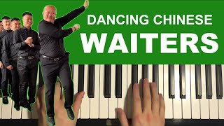 Dancing Chinese Waiters Meme Song Piano Tutorial Lesson [upl. by Dowzall]