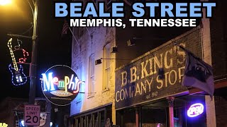 BEALE STREET We Visit Memphis Legendary Blues Street [upl. by Nosredneh17]