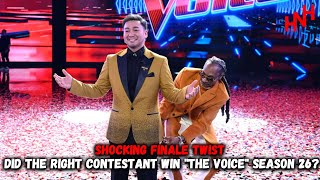 The Truth Behind ‘The Voice’ Season 26 Winner Sofronio Vasquezs Prize Money [upl. by Nellaf524]