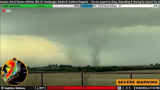 “OkLaHoMa ToRnAdO tHrEaT” it didn’t happen  Live Storm Chase Archive [upl. by Murrah]