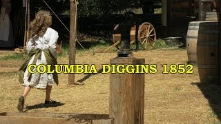 Living History  Columbia Diggins Gold Rush 1852  Travel for Kids [upl. by Mort197]