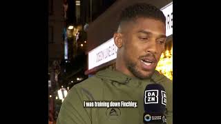 Anthony Joshua Reveals Ben Davison Conversation After Oleksandr Usyk Defeat [upl. by Arretnahs]