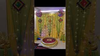 Haldi fangshan decoratedChotisiduniya786 [upl. by Yelsa]