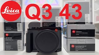 New Leica Q3 43  Accessories unboxed and explained [upl. by Trawets]