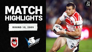 St George Illawarra Dragons v Canterbury Bulldogs  Round 10 2009  Classic Match Highlights  NRL [upl. by Sira988]