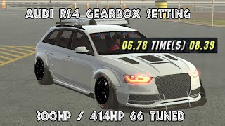 Audi RS4 Gearbox Setting  Car Parking Multiplayer [upl. by Lenard]