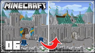 Redoing my Diorite Castle Gatehouse  Minecraft 116 Survival Lets Play [upl. by Nosredna761]