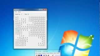 Minesweeper Created in C Sharp C [upl. by Ynogoham]