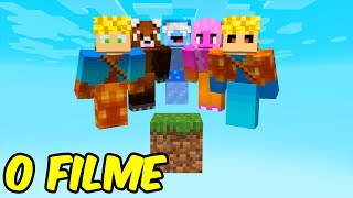 5 AMIGOS CONSTRUINDO EM APENAS UM BLOCO NO MINECRAFT  O FILME [upl. by Drucie]